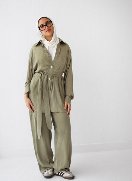 Soft shirt Light olive