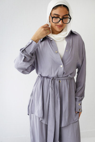 Soft Straight Pants  GRAY