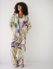 Floral Printed Shirt WHITE