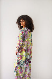 Floral Printed Pants WHITE