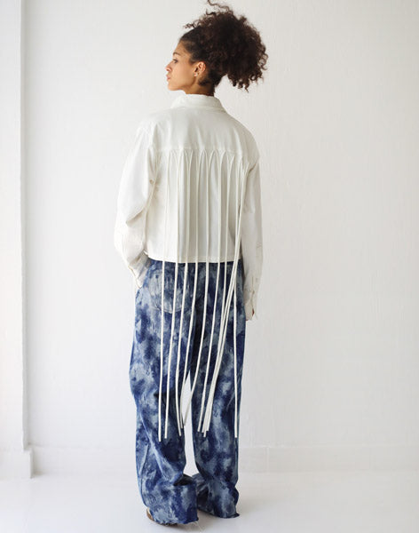 Blue Dyed  Jeans NAVY BLUE