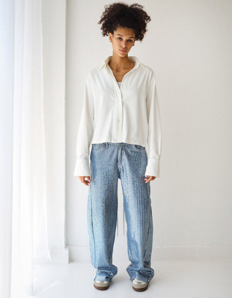 Blingy Denim Jeans Blue