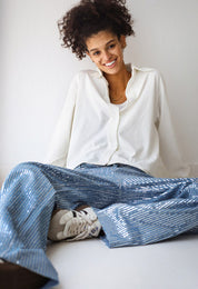 Blingy Denim Jeans Blue