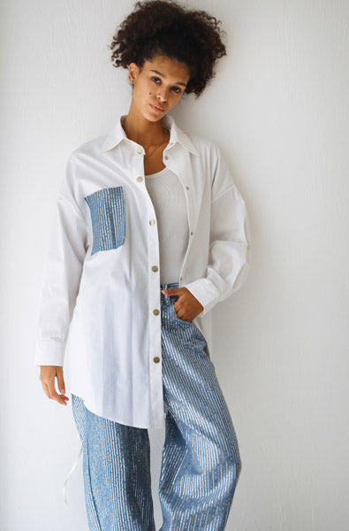 Blingy Denim Jeans Blue