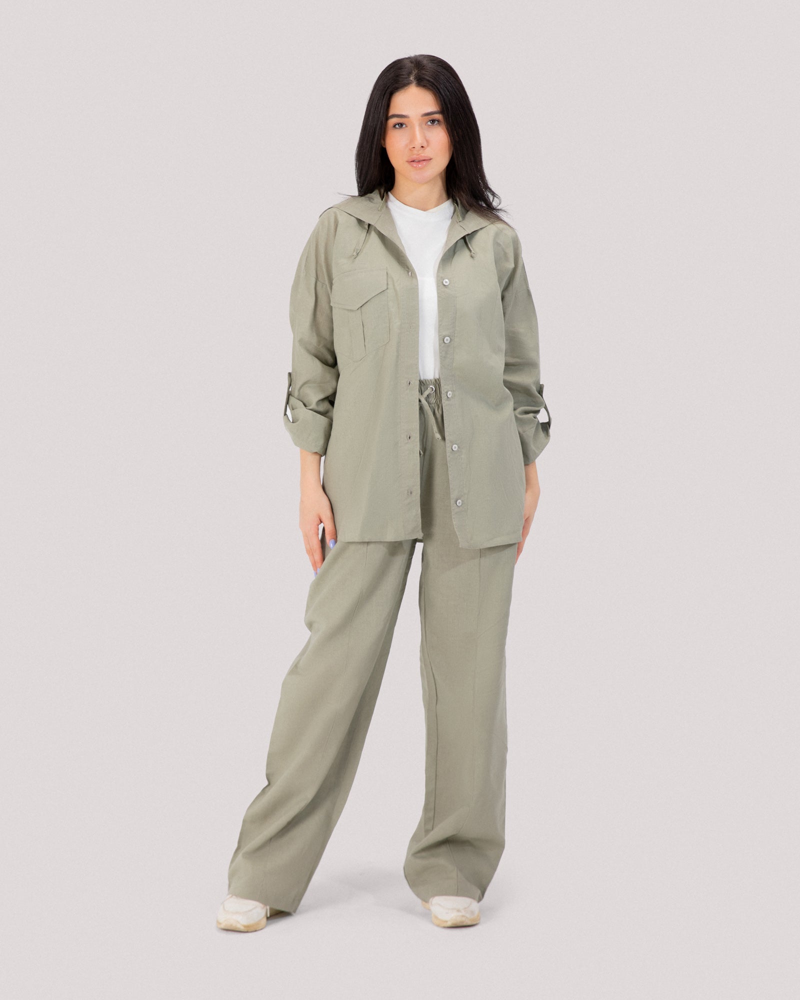 TKK PANTS LINEN OLIVE