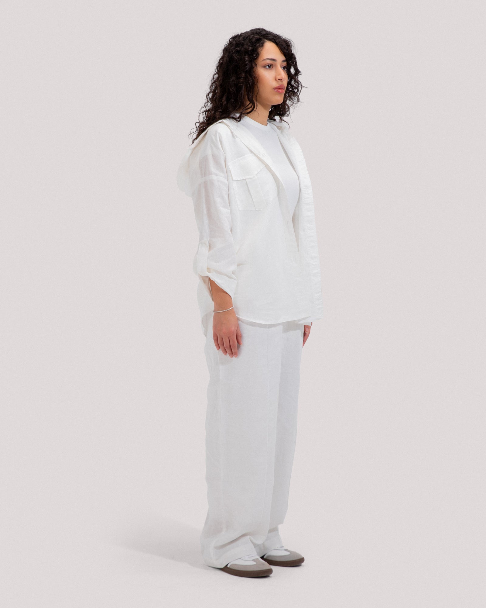 SKK CHEMISE LINEN WHITE