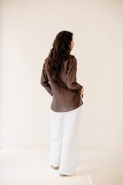 Essential Linen Chill Shirt BROWN