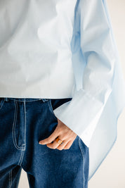 The Poplin Cape Shirt