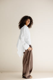 The Poplin Cape Shirt