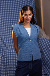 Sleeveless Denim vest