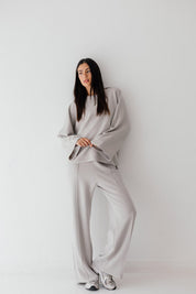 The Flow Form Top Gray