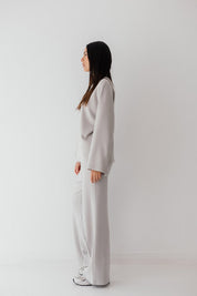 The Flow Form Top Gray