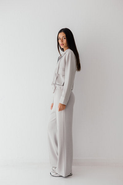 Air & Earth Top GRAY