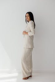 The Linen Edit Pants BEIGE