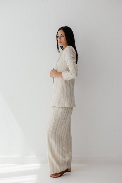 The Linen Edit Pants BEIGE