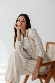 The Linen Edit Pants BEIGE