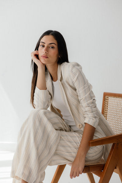 The Linen Edit Pants BEIGE