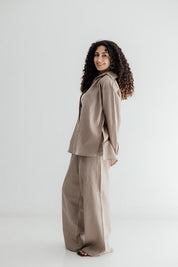 Essential Linen Chill Shirt CAFE