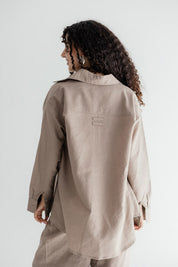 Essential Linen Chill Shirt CAFE