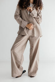 Essential Linen Chill Shirt CAFE