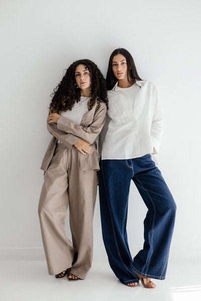 Essential Linen Chill Shirt CAFE