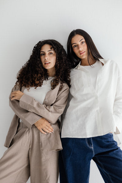 Essential Linen Chill Shirt CAFE