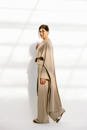 The drape top Beige