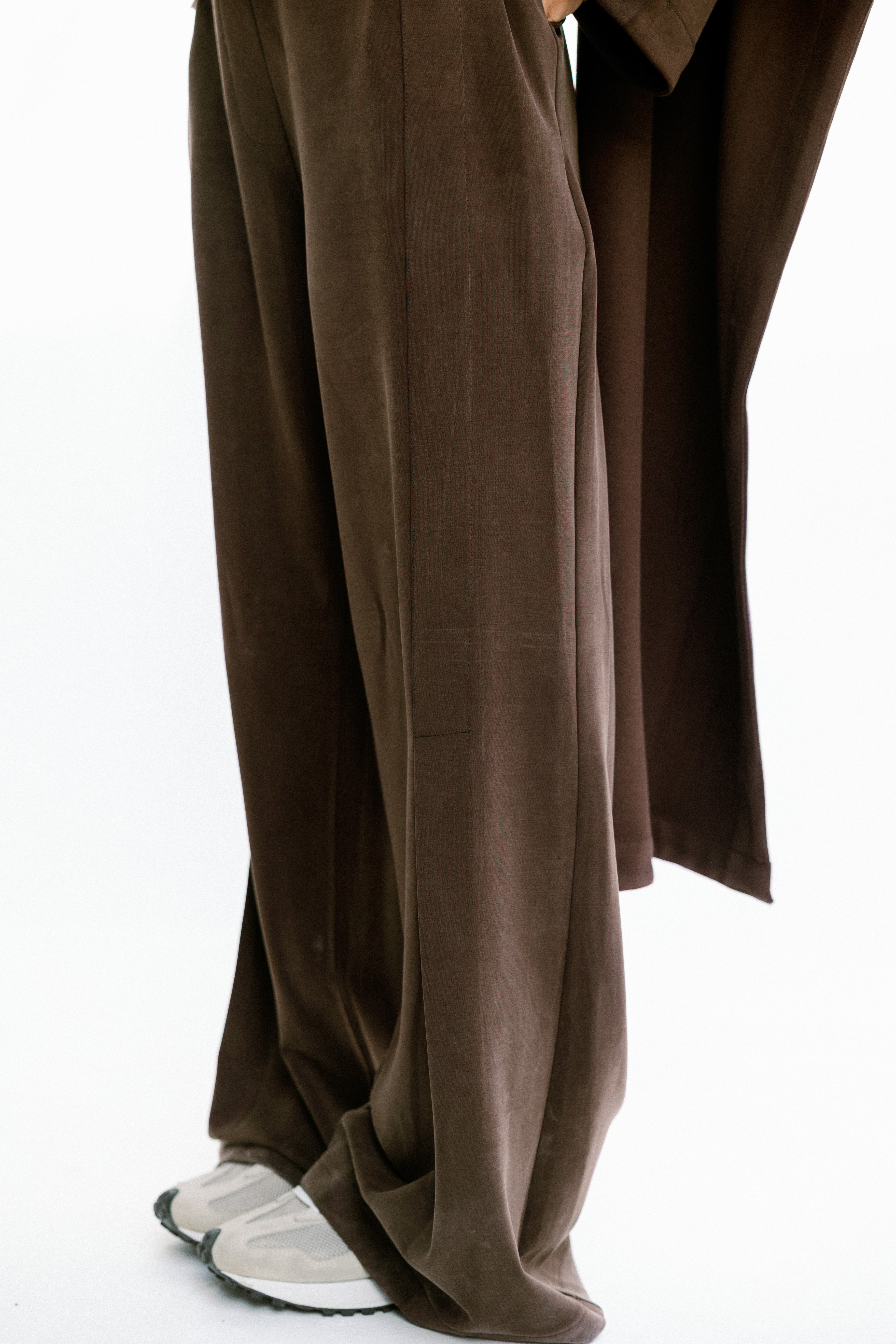 The drape top Brown