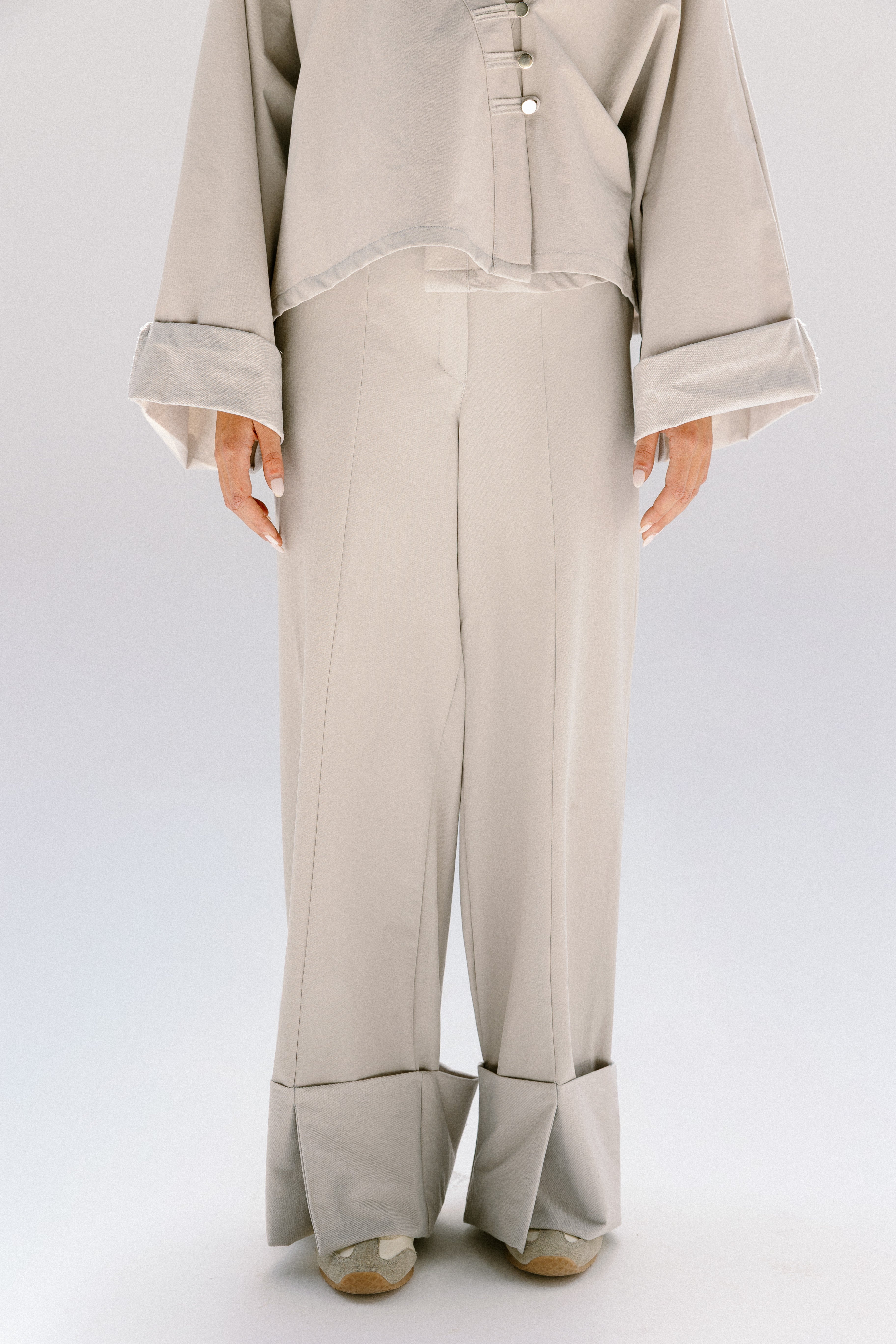 The cascade pants  Light Gray