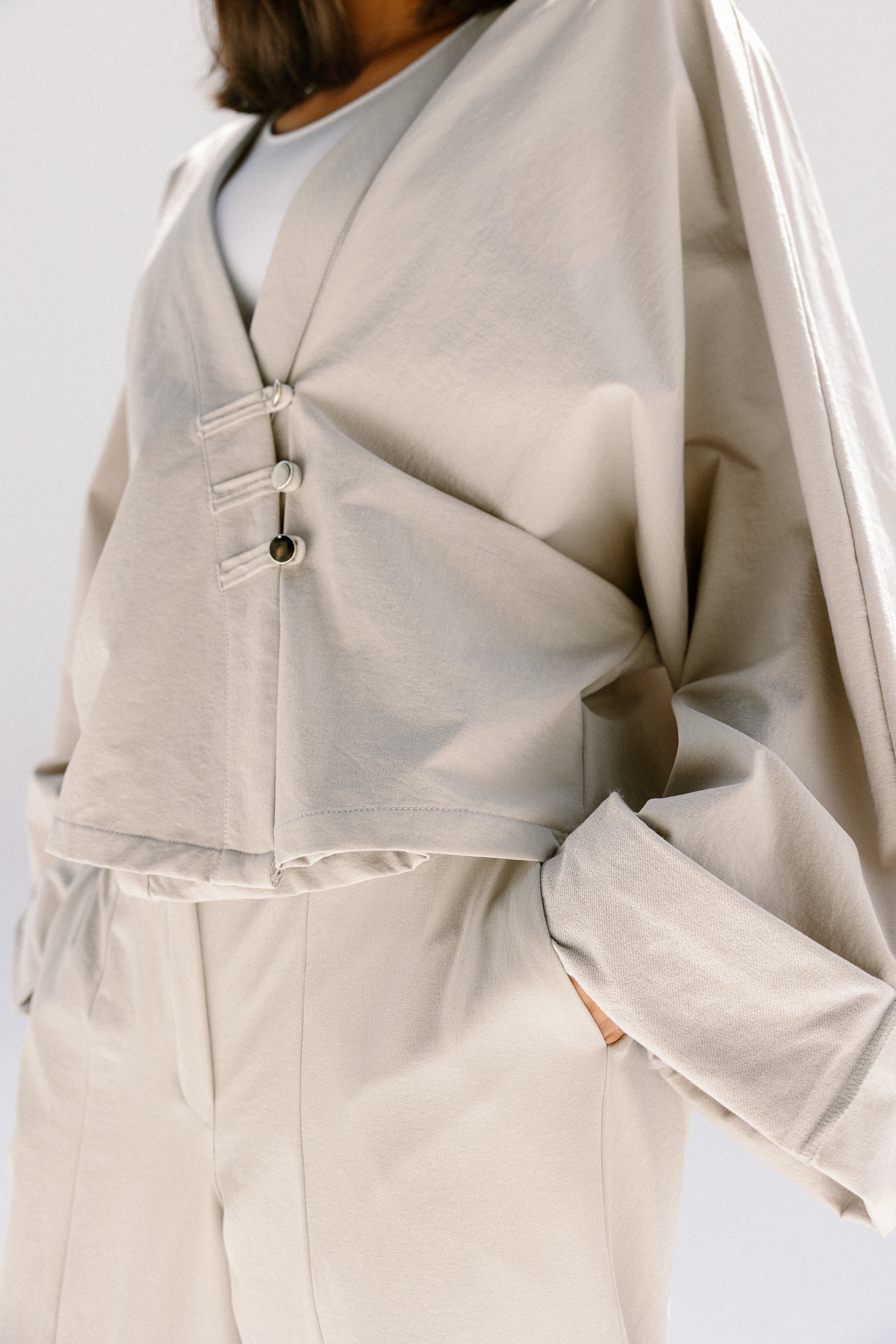 The cascade jacket  Light Gray