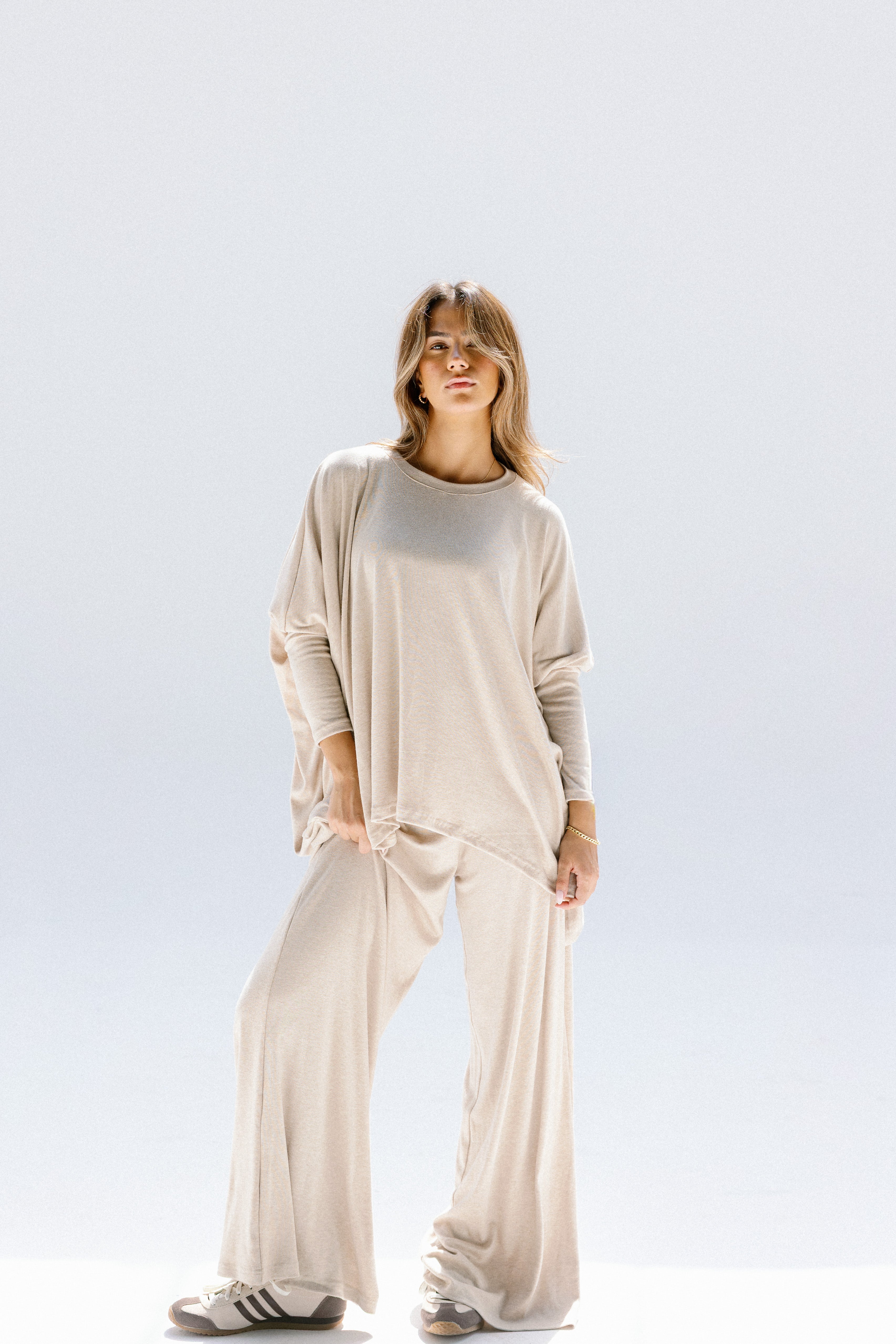 The willow top  Beige