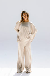 The willow top  Beige