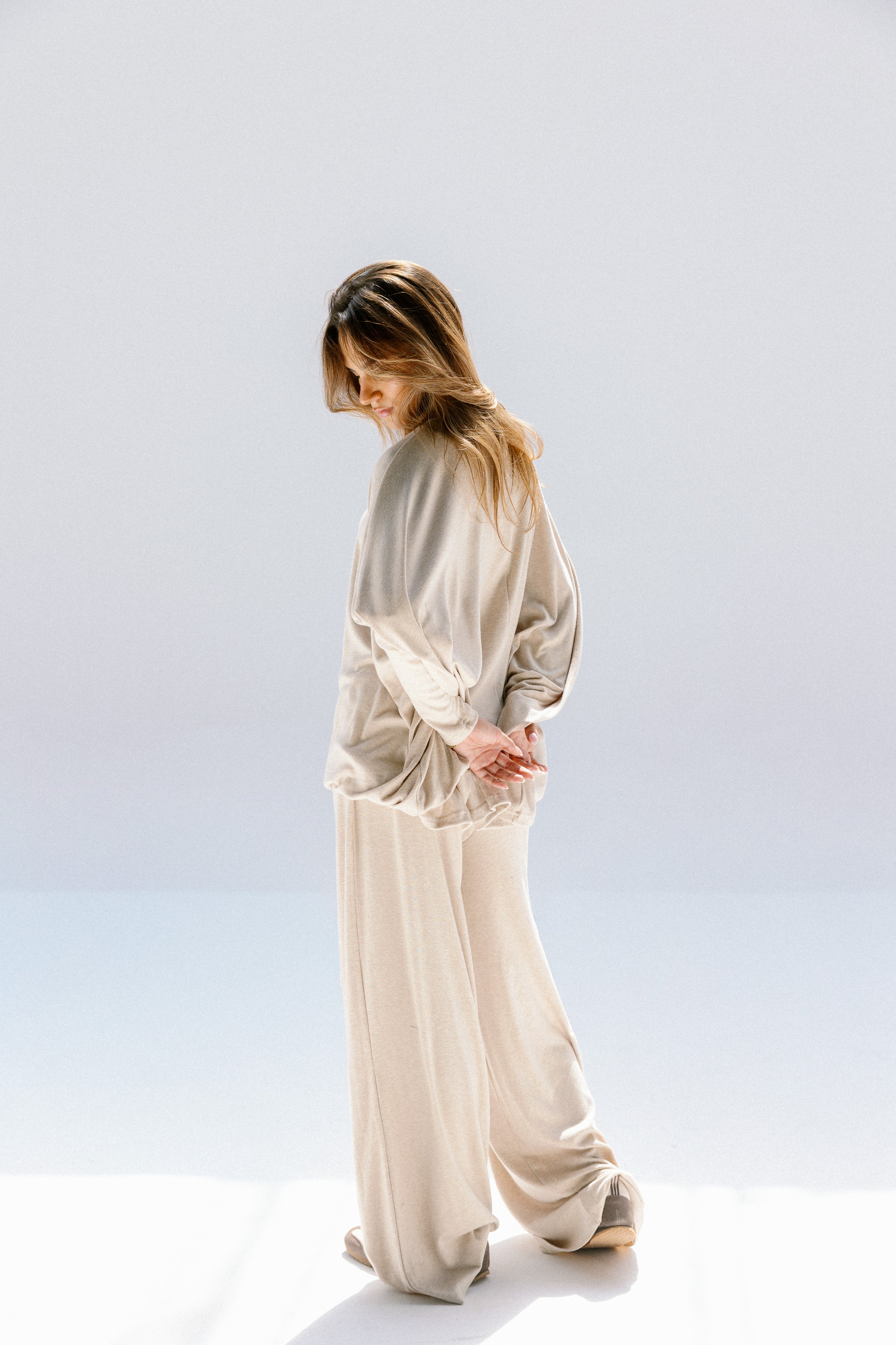 The willow top  Beige