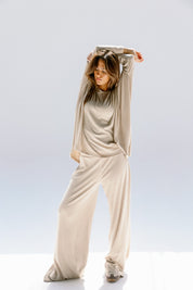 The willow top  Beige