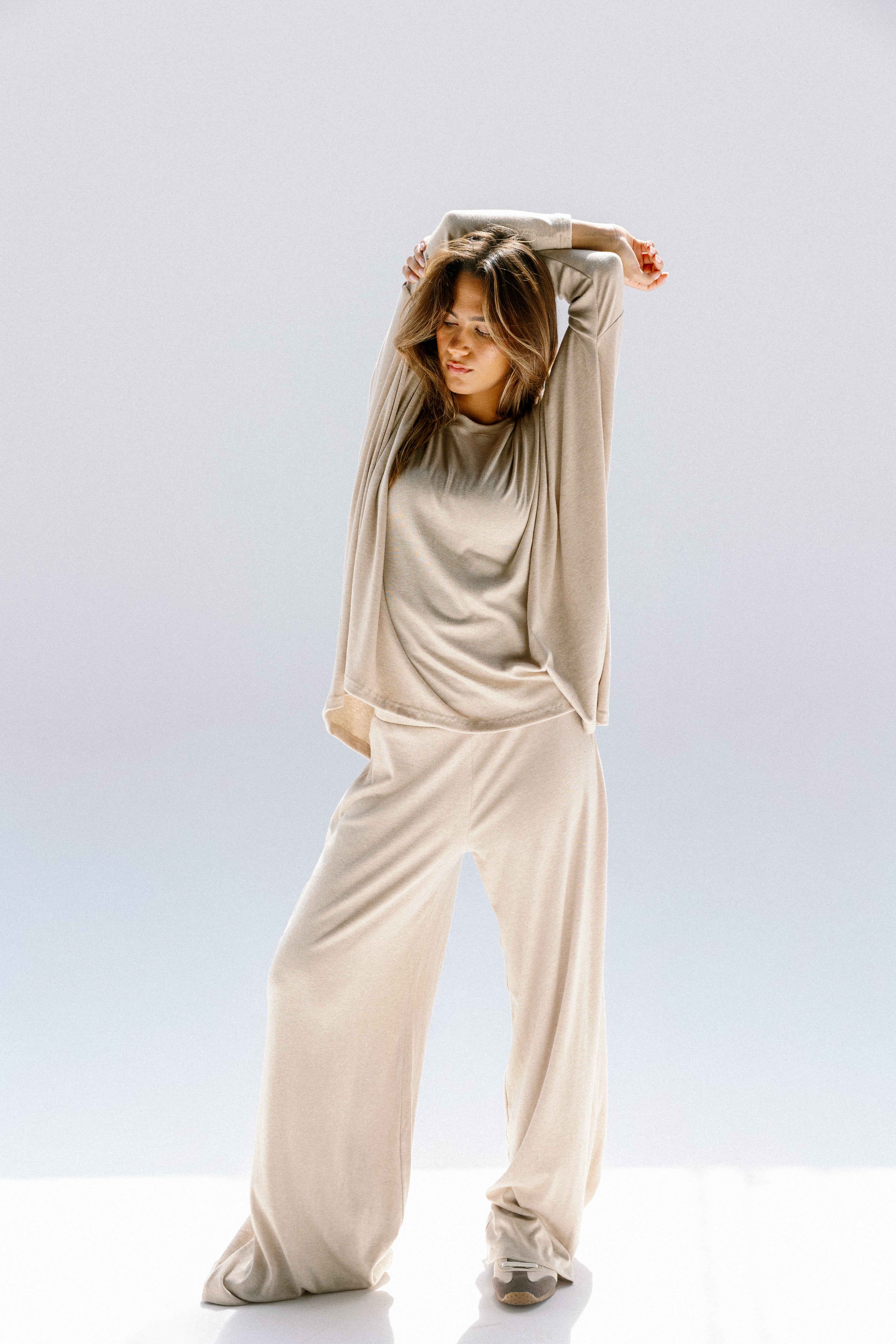 The willow top  Beige