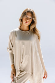 The willow top  Beige