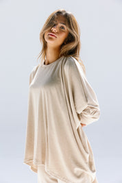 The willow top  Beige