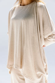 The willow top  Beige