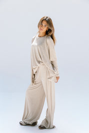 The willow top  Beige