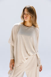 The willow top  Beige