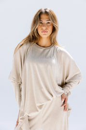 The willow top  Beige