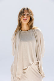 The willow top  Beige