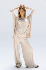 The willow top  Beige