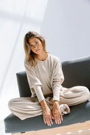 The willow top  Beige