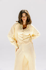 The solace cardigan  Yellow