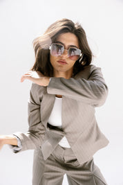 Contour blazer  Light Gray