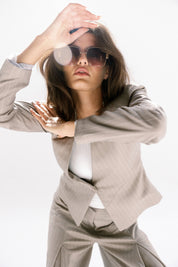 Contour blazer  Light Gray