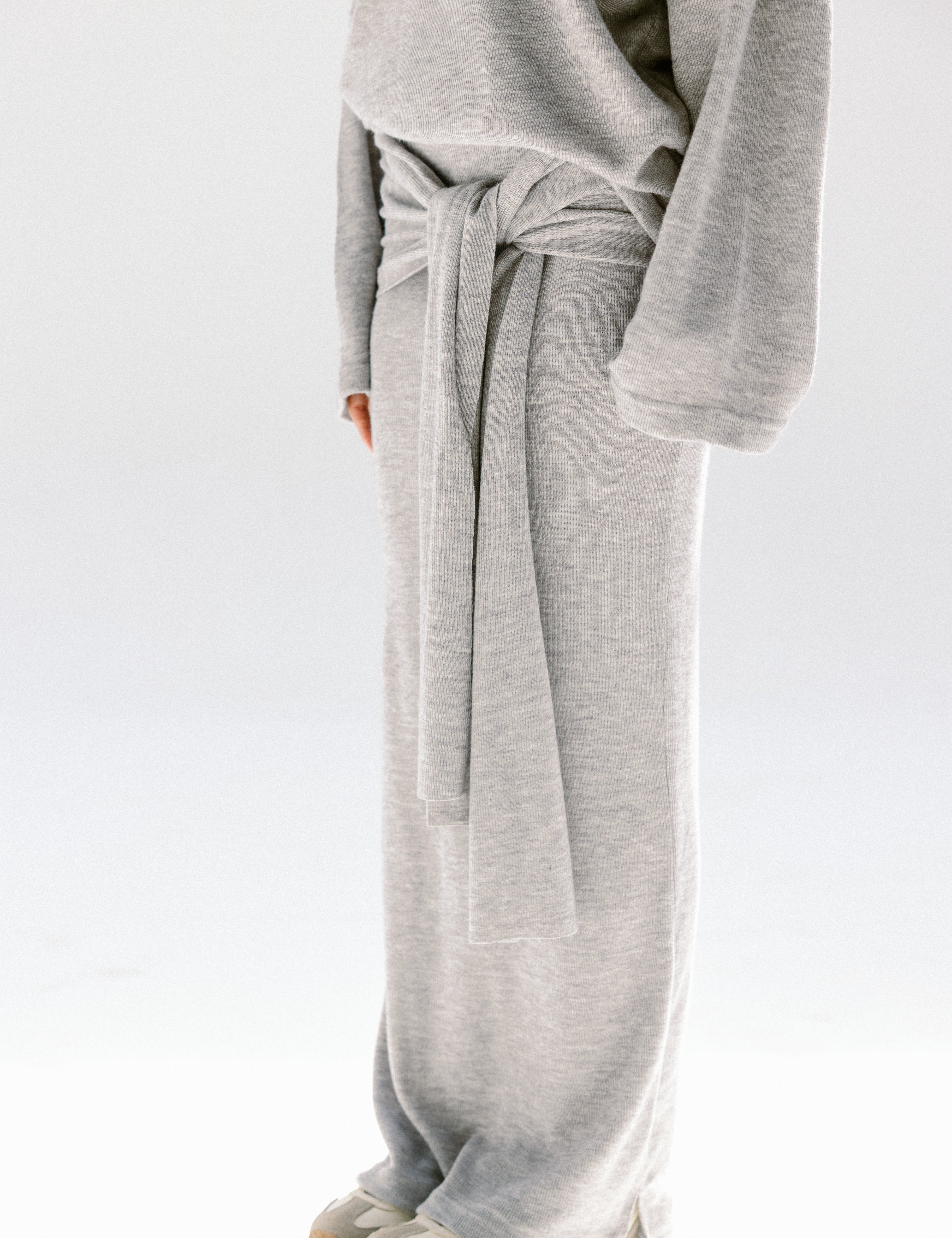 The velour skirt Gray