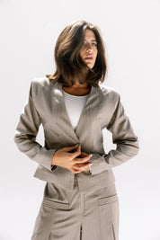 Contour blazer  Light Gray