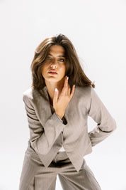 Contour blazer  Light Gray